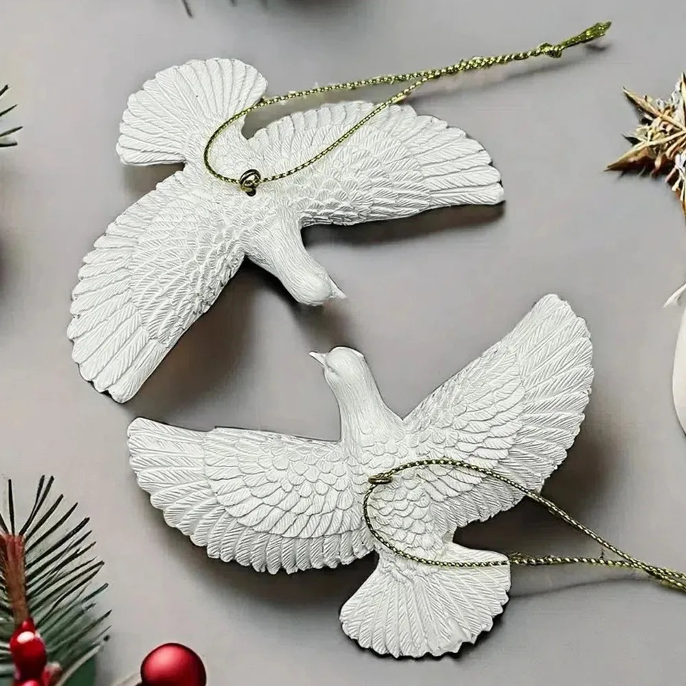 Exquisite acrylic friendship dove decoration, romantic hanging ornament, the perfect gift for someone special