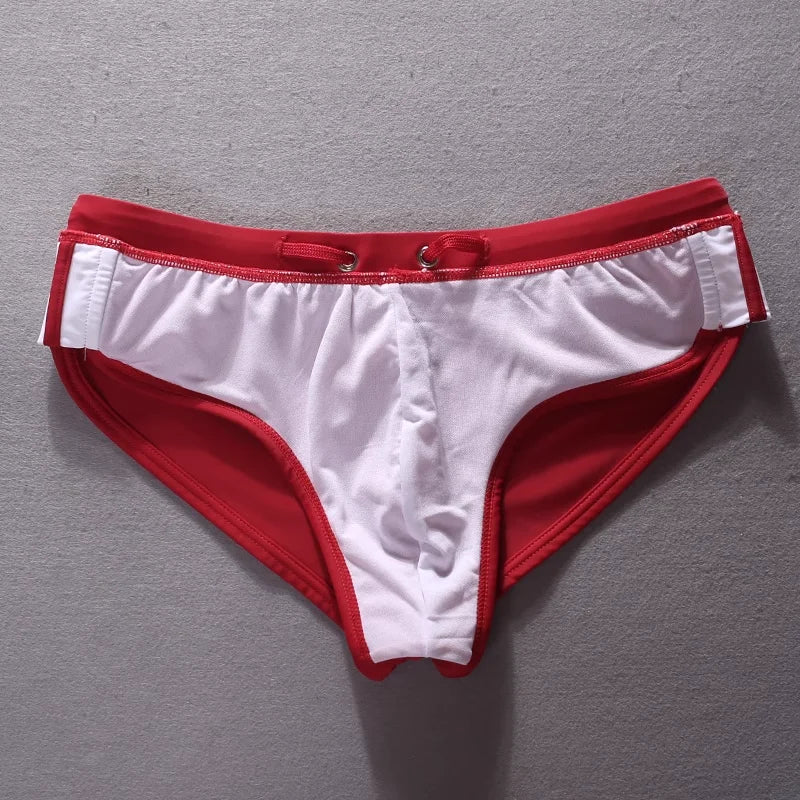 2026 Triangle Flat Angle Fashion Beachside Men's Swimsuit Surfing Trunks Rope Model 30806