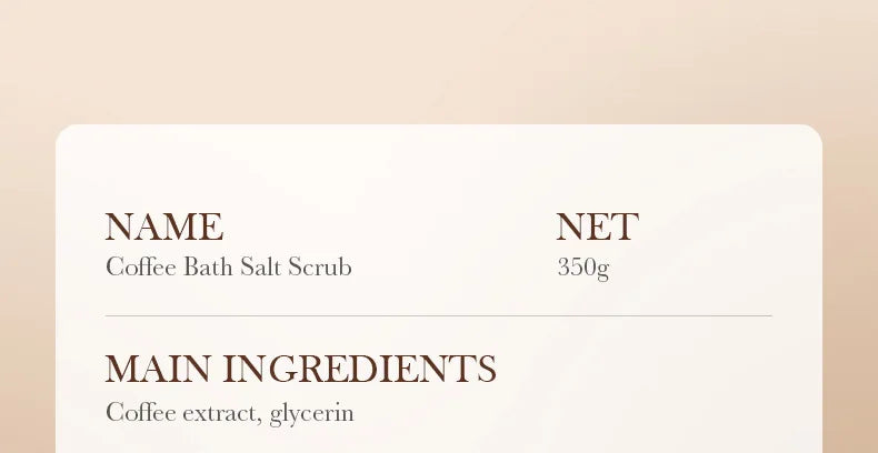 350g Body Bath Scrub, with Gentle and Fine Exfoliating Particles That Can Clean Dirt and Oil from the Skin, Improve Rough Skin Texture, Make the Skin Bright, and Give It a Silky, Smooth, and Radiant Feel - Home Care