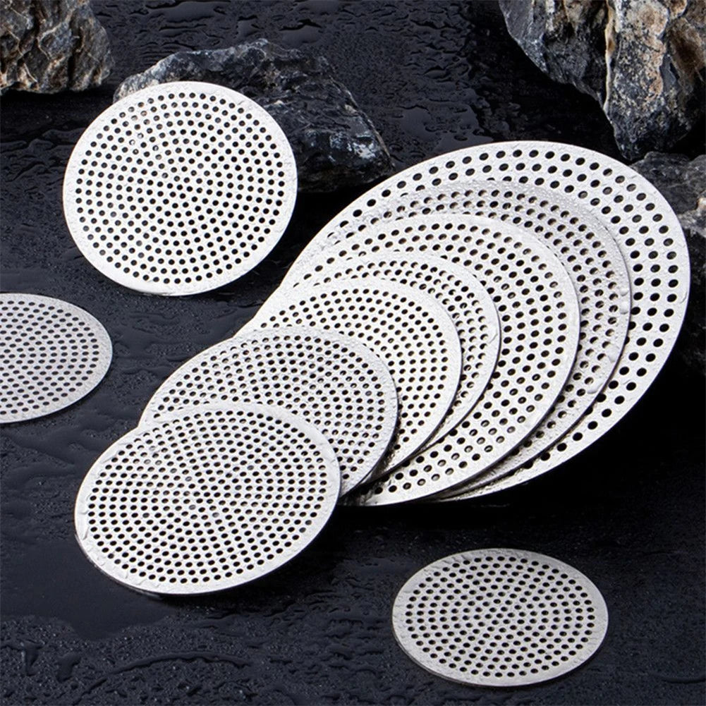 304 Stainless Steel Floor Drains Net Cover Sink Strainer With Small Drain Hole Filter Hair Catcher Stopper For Kitchen Bathroom