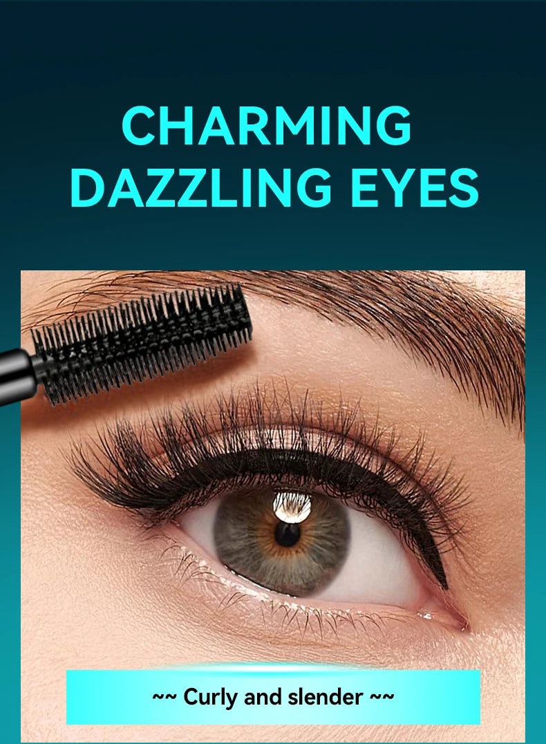 Mascara, waterproof and sweat proof, fast drying and anti smudge, long-lasting makeup, Create thick & natural eye makeup