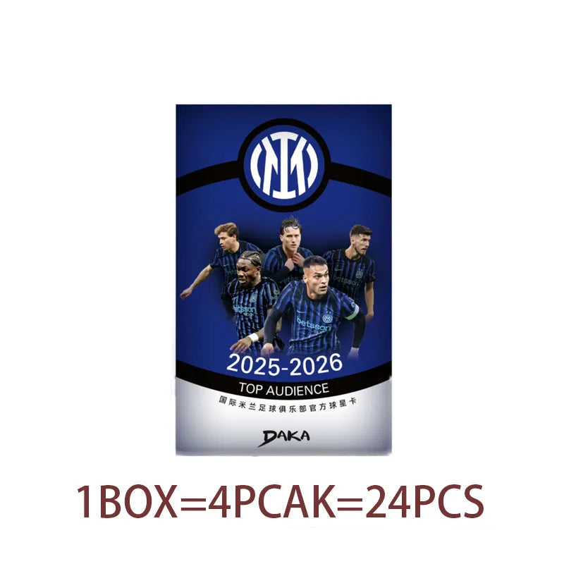 Daka 2025-2026 Messi Yamal Mbappe Football Collection Card Real Madrid Barcelona Manchester Juventus Ale Milano Star Player Card