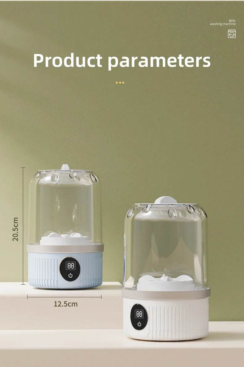 Mini Household Electric Washing Cup Underwear Socks Small Wireless Charging Washing Machine Pet clothes washing machine