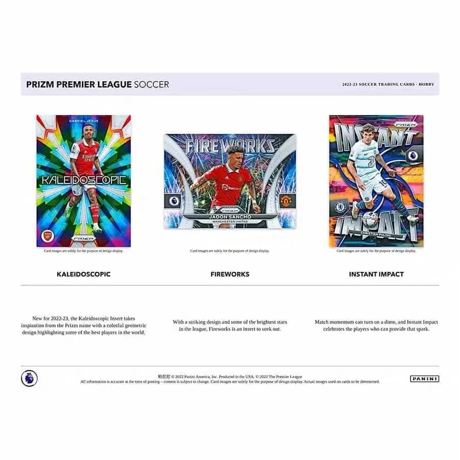 Genuine Panini Soccer Football Trading Cards UEFA Champions League Premier La Liga Serie A Bundesliga World Cup Booster Box Gift