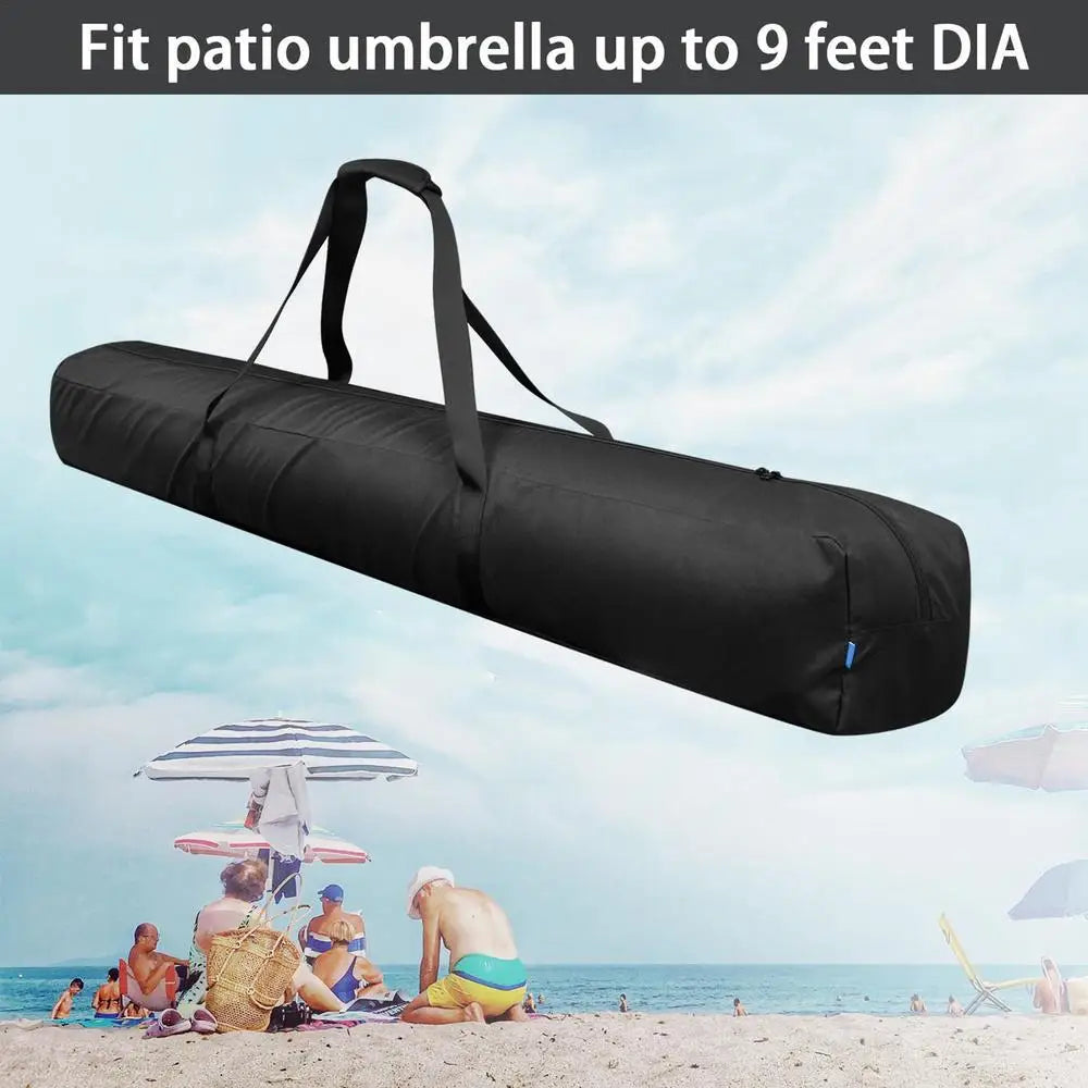 Beach Umbrella Carry Bag Folding Beach Umbrella Storage Pouch Outdoor Umbrella Carrying Bag 57 Inch Beach Umbrella Storage Bag