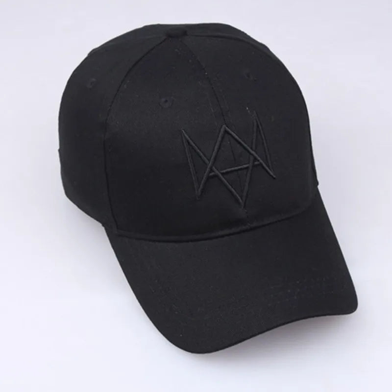 Game Watch Dog Baseball Cap Hip Hop Cap Cosplay Snapback Trucker Embroidery Sunscreen Hat Unisex Golf Cap