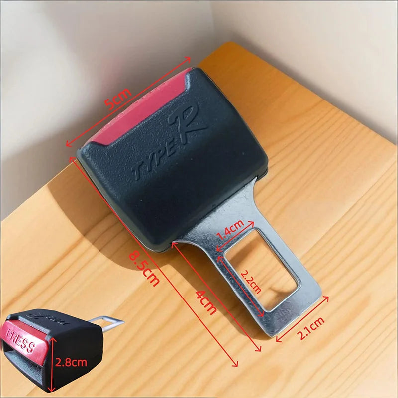 2PCS Car Seat Belt Extension Adapters Seat Belt Buckle Plugs Socket Extension Clips Car Accessories