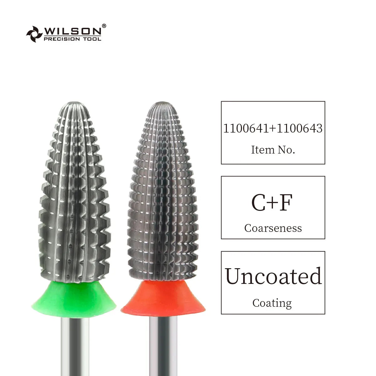 WILSON Typhoon Bits(2 Way)-Tools Nails Cutters for manicure Drill Bits nails accessories remove hard gel