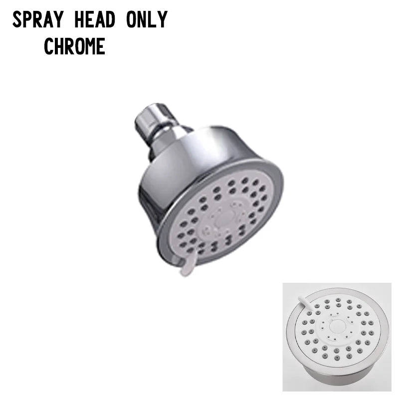 High Quality Brushed Gold Wall Mounted Bathroom Shower Mixer Brass Faucet Hot Cold Water Mixer Tap ABS Head Rainfall Shower Set