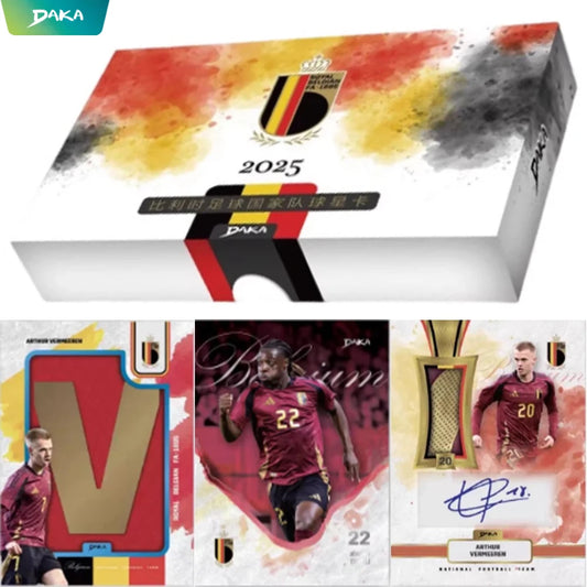 Daka 2025 Season Official Belgian Football National Team Star Card Legendary Player Signature Card Fan Collectibles Gifts