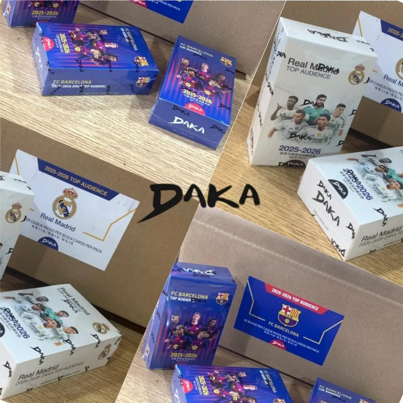 2025-26 in Stock DAKA Top Audience Series 2 Football Star Collection Card Signature Rating Card Football Club Official Box Gifts