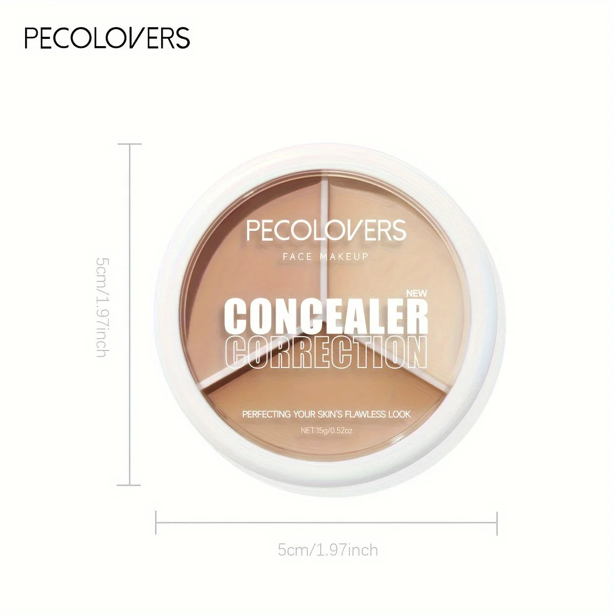 3 Colors Moisturizing Concealer Palette Full Coverage Concealer Even Skin Tone Face Foundation eye Face Cosmetics Lasting
