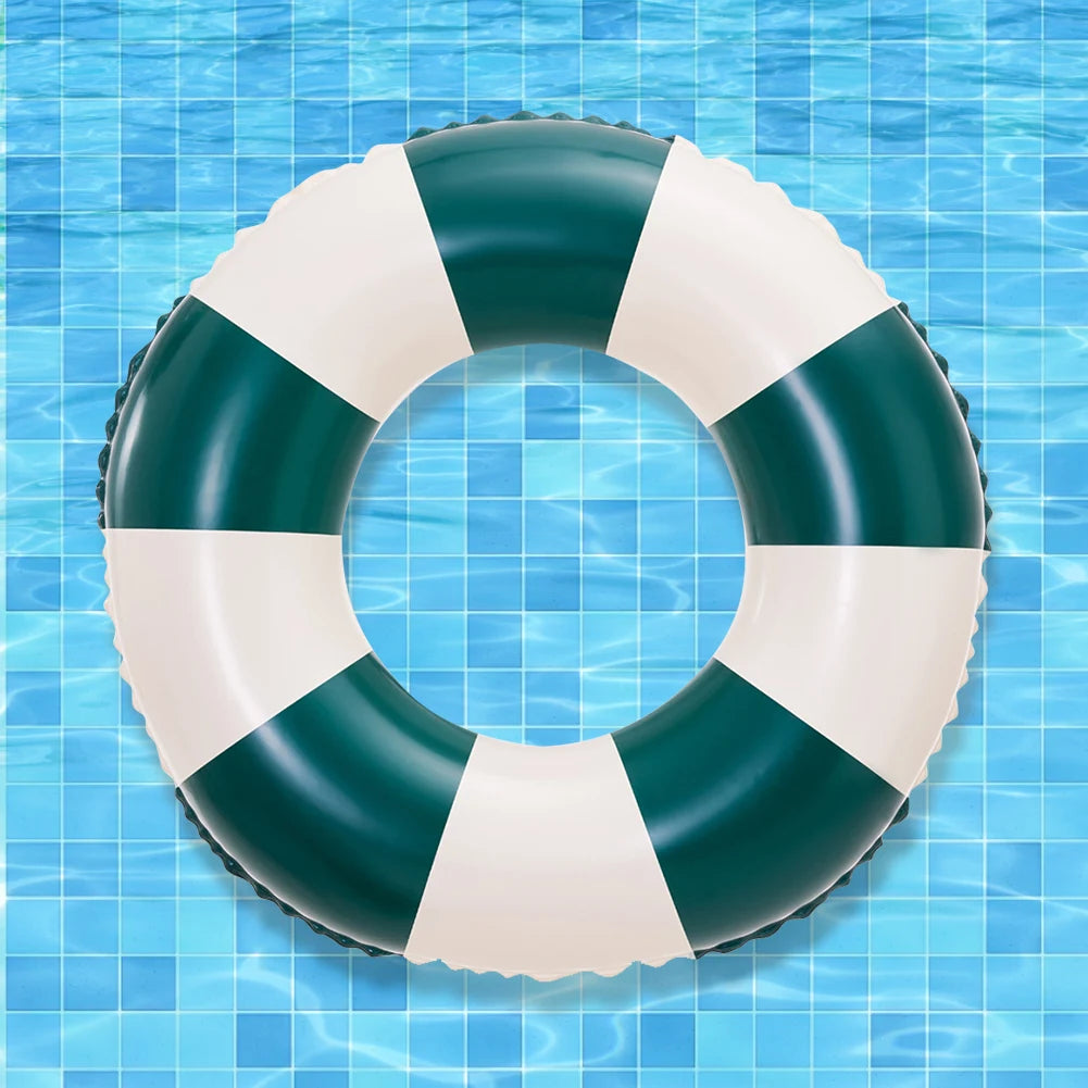 Inflatable Swimming Pool Floats Leakproof PVC Inflatable Swim Ring Floating Blow Up Swim Tube Summer Beach Pool Accessories