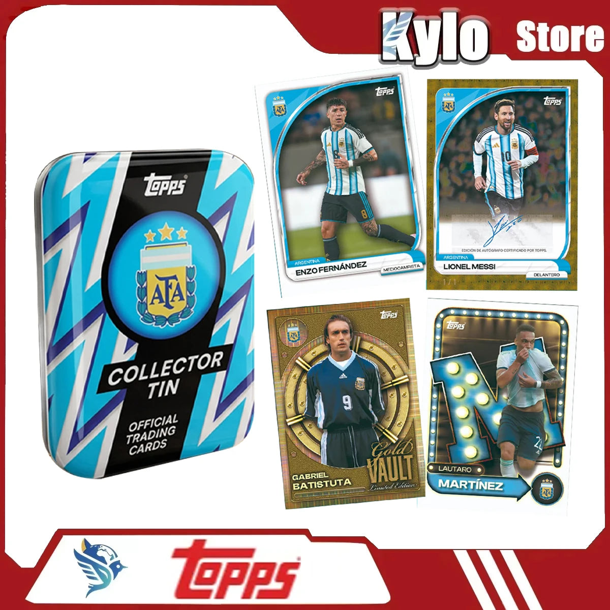 25-26 Topps Argentina Collector Argentina National Football Team Sports Trading Card Collection Cards Boys Designer Toys Gift