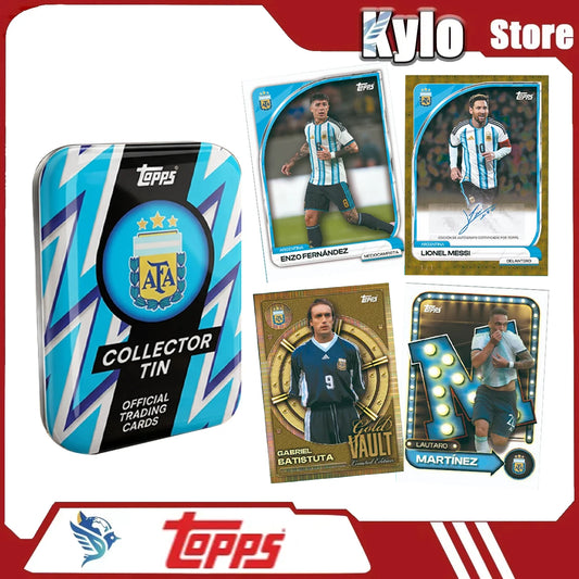 25-26 Topps Argentina Collector Argentina National Football Team Sports Trading Card Collection Cards Boys Designer Toys Gift