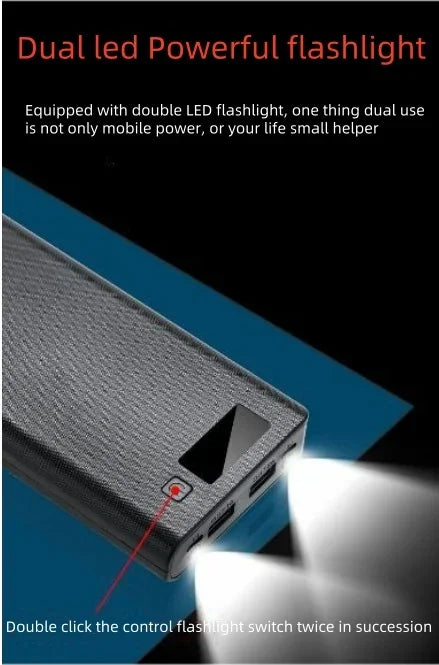 8*18650 Battery Charger Box Digital display panel Fast Charging USB Power Bank Battery Charge Box with LED Digital Display Light