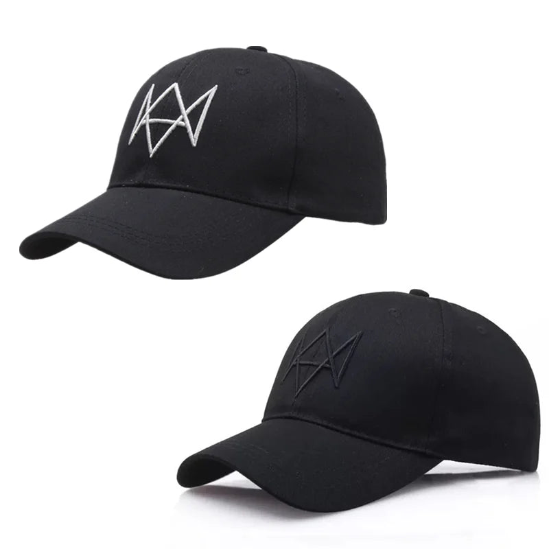 Game Watch Dog Baseball Cap Hip Hop Cap Cosplay Snapback Trucker Embroidery Sunscreen Hat Unisex Golf Cap