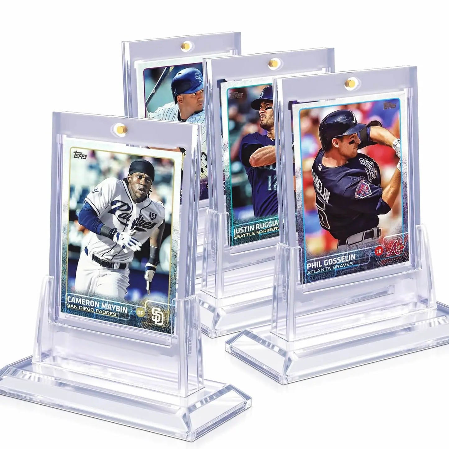 Magnetic Card Holder Support Set 35PT Hard Plastic Protectors Sleeves Trading Display Case Baseball Football Sports Yugioh Cards