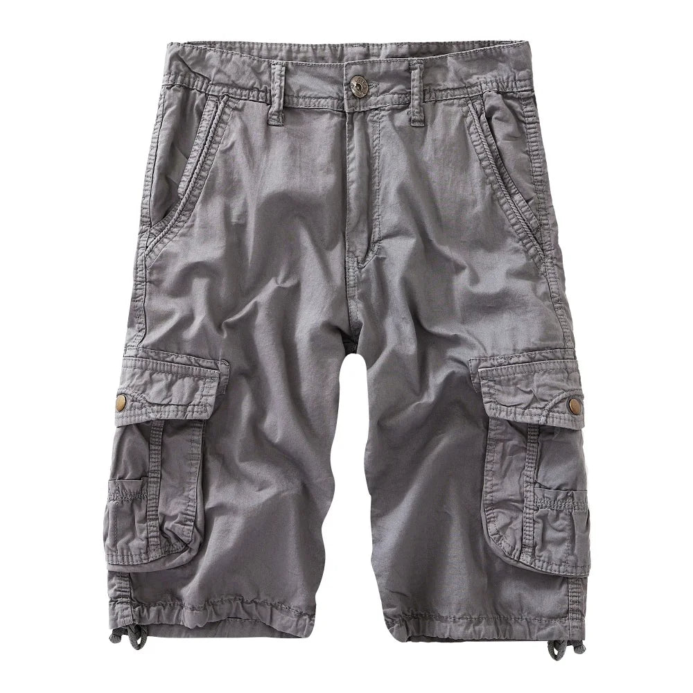Mens Military Cargo Shorts 2026 Brand New Army Camouflage Shorts Men Cotton Loose Work Casual Short Pants Plus Size No Belt