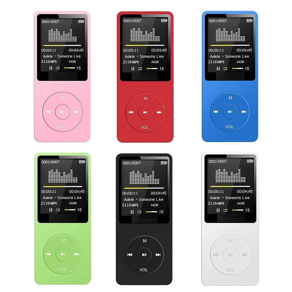 Portable MP3 Player Rechargeable Record Noise Conduction Media Lossless Pocket Sport Music Play with Micrphone Walkman Machine
