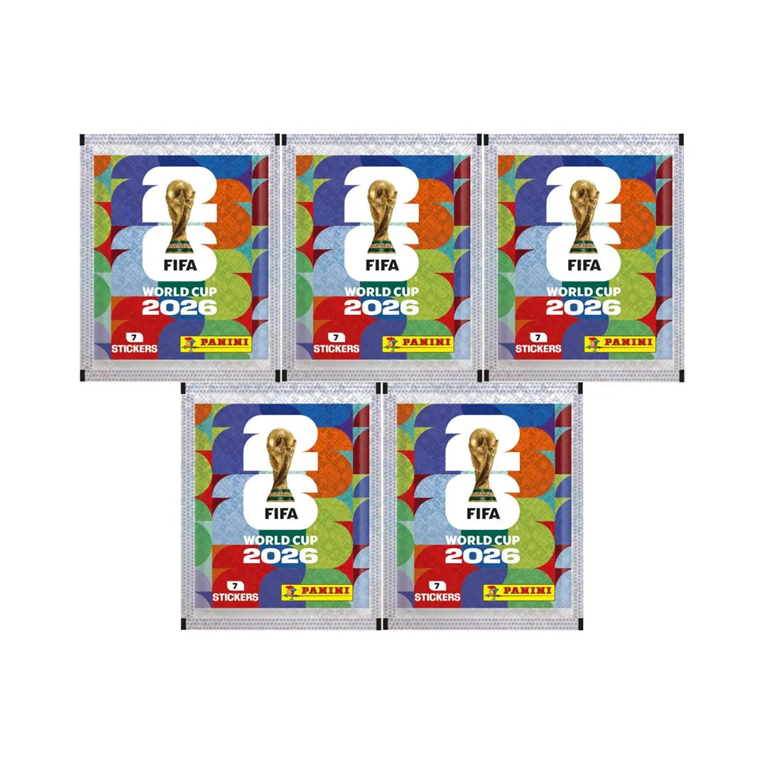 Genuine 2026 2018 2014 Panini World Cup Stickers Box Official Football Collectible Sticker Packs Anime Peripheral Gift Toys