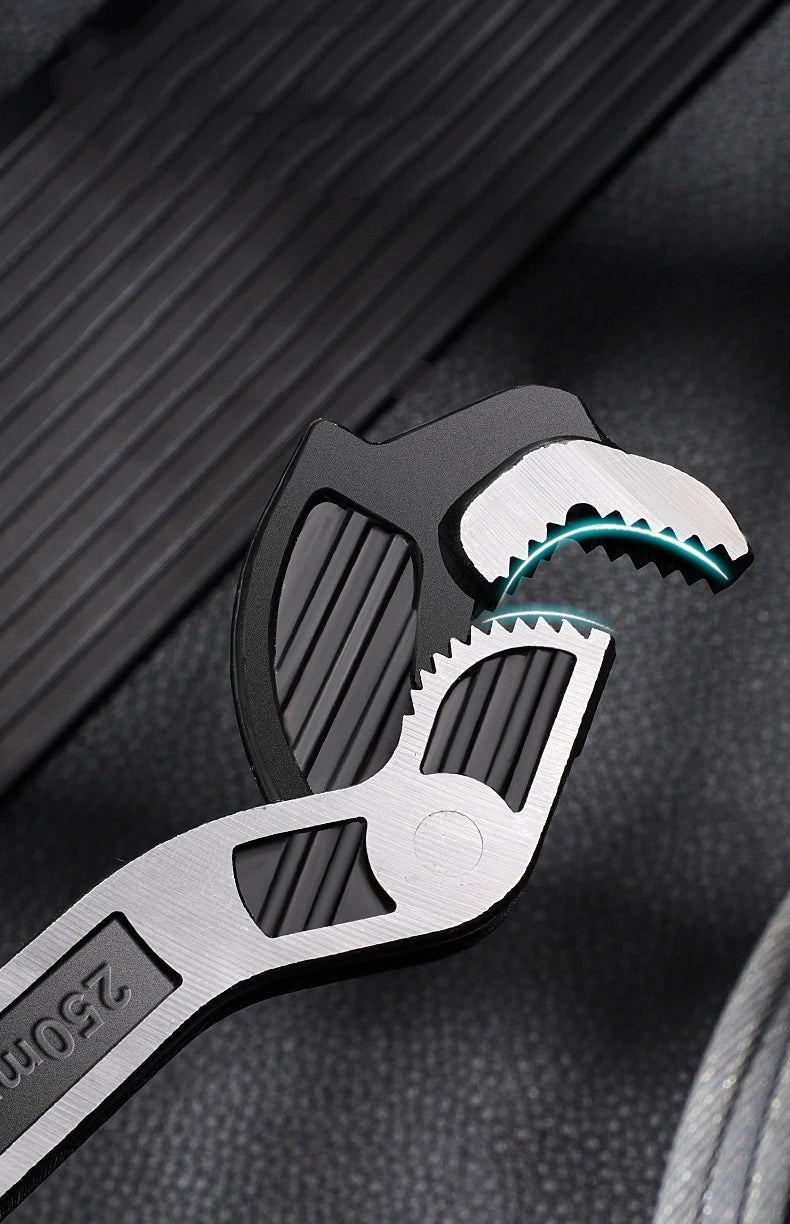 6/8/10/12 inch niversal Multifunctional Self-Locking Wrench Fast Adjustable Wrench CR-V Bathroom Wrench Plumber Multi Hand Tool