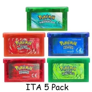 USA/EUR/ESP/ITA/NOE/FRA Pokemon Series Video Game Cartridge Pokemon Emerald FireRed LeafGreen Ruby Sapphire for GBA
