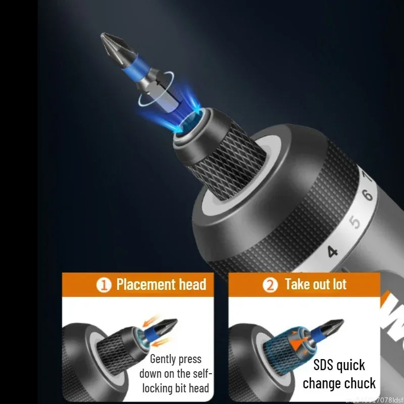 Worx 4V Electrical Screwdrivers Set WX242 Portable Smart Cordless Power Screw Driver Mini Electric Drill Home Repair Power Tool