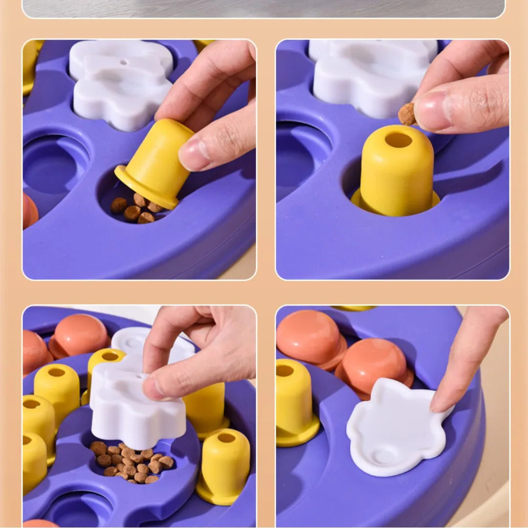 Dog Developmental Toys Game Dog Training Relaxation Tools Pet Leakage Devices Puzzle Food Feeder Toys for IQ Mental Enrichment