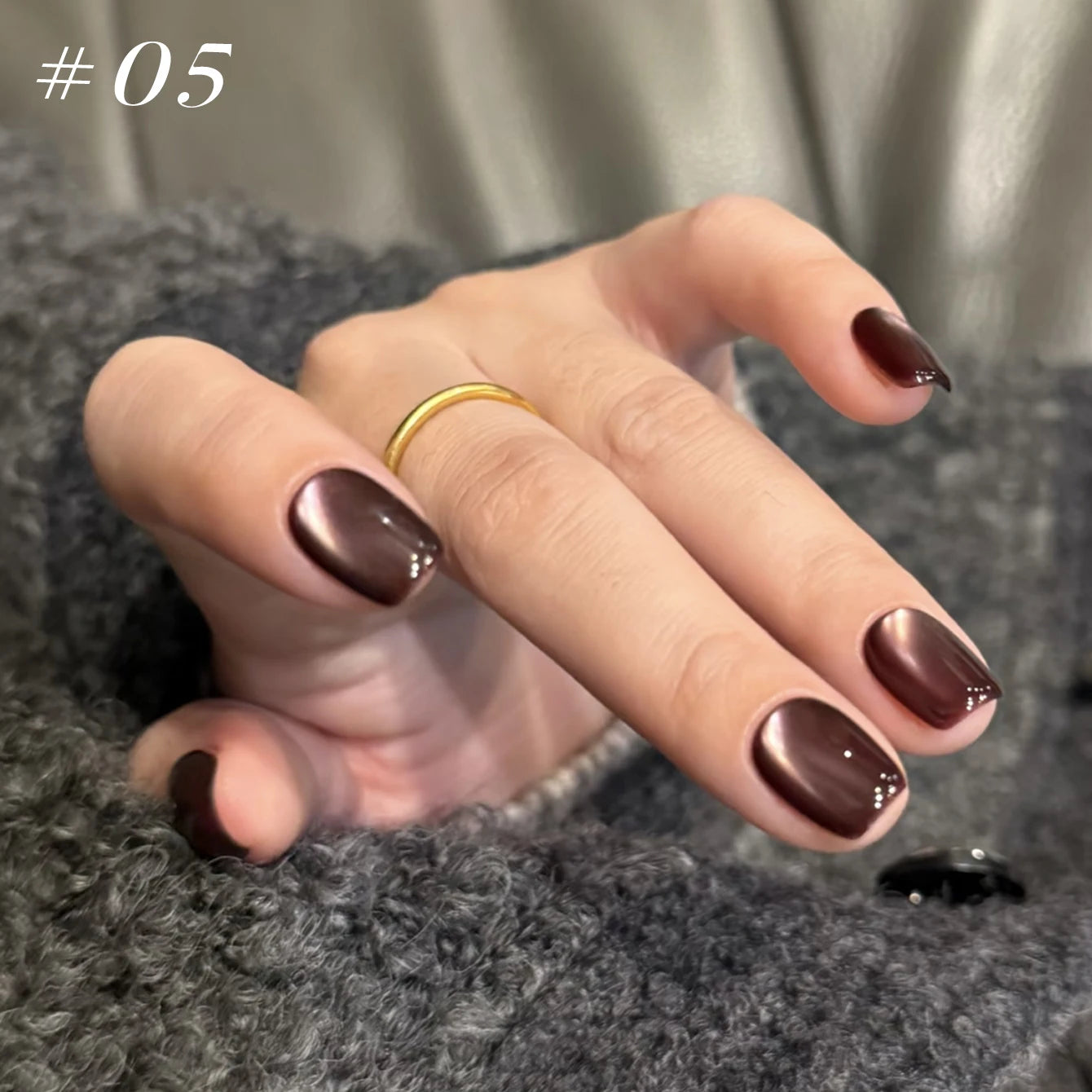 12ML 1-21pcs Toe Selling Whitening Glass Bead Cat Eye Gel Nail Polish Black Nails Nail Art Grey Cat Eye Nail Polish Cute Nails