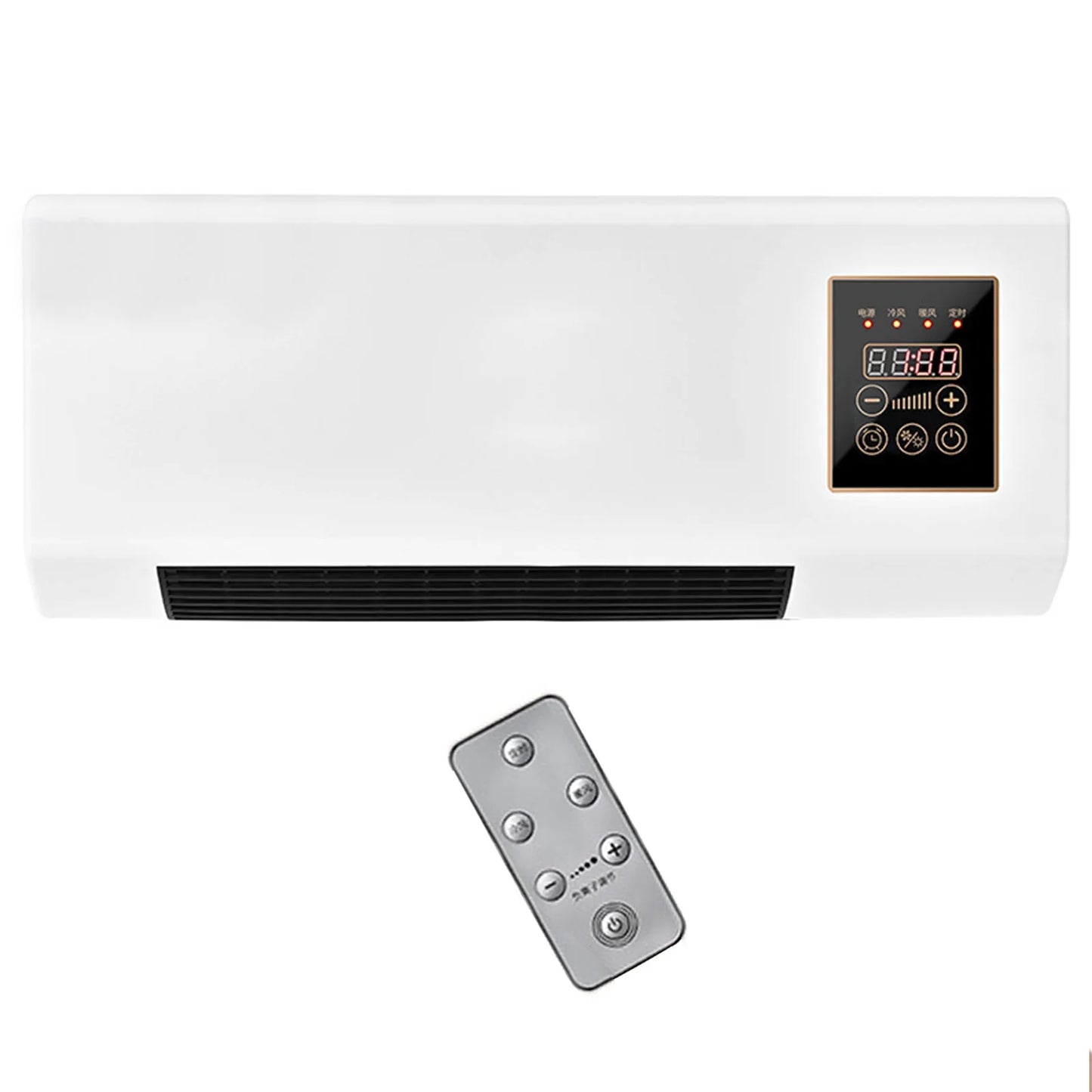 Air Conditioner Constant Temperature Heating  Control Mini Wall Air Conditioner with Remote Control for Living Room