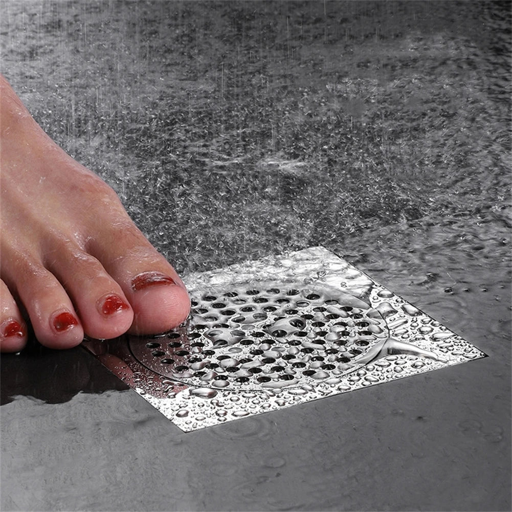 304 Stainless Steel Floor Drains Net Cover Sink Strainer With Small Drain Hole Filter Hair Catcher Stopper For Kitchen Bathroom