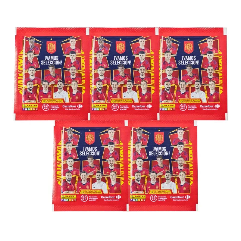 Genuine Official Panini 2024 Spain Football National Team Stickers Trading Card Original Collection Gift for Football Collectors