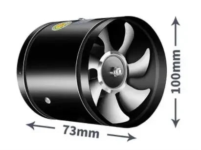4''6''8'' Pipe kitchen toilet exhaust fan louver exhaust fan air ventilation ceiling booster Blower metal exhaust fan