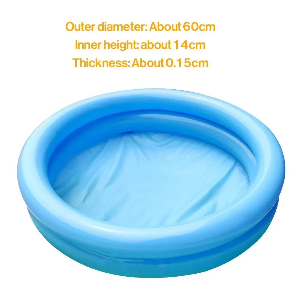 PVC Garden Paddling Pool for 0-3Y Summer Baby Inflatable Swimming Pool Round Basin Kids Outdoors Sport Water Toys