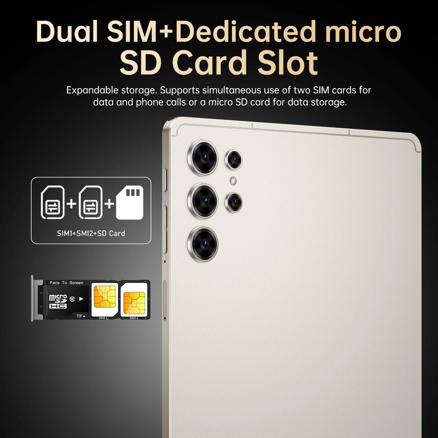2026 Original Pad 25 Ultra New Tablet Snapdragon 8 Gen3 10.1inch Android 15 16GB+1TB 10000mAh 5G Dual Card WiFi GPS Tab