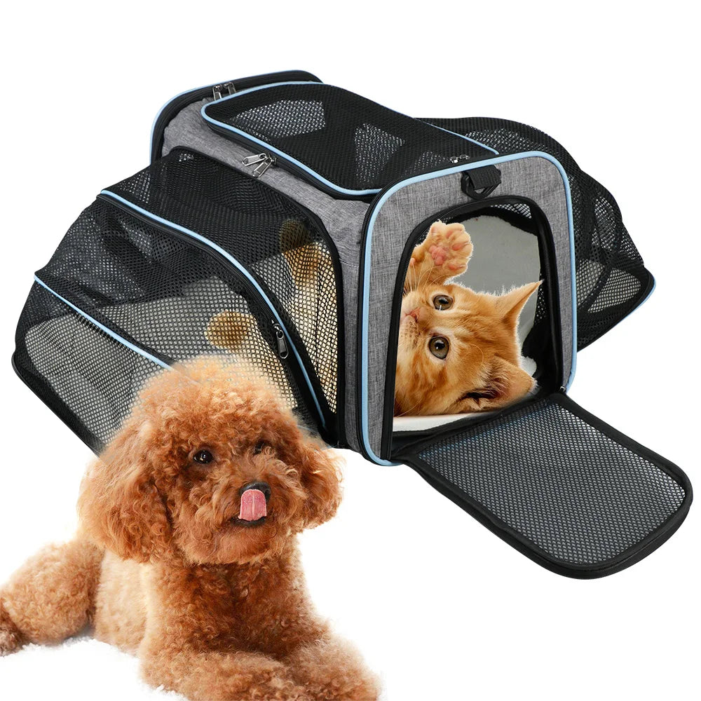 Portable Pet Carrier Bag Pet Supplies Cat Travel Bag Dogs Cats Ventilate Transport Bag Breathable