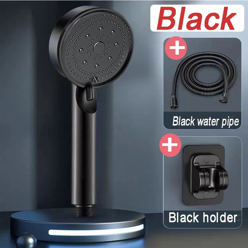 Bath Shower Holder Support Mural Douche Suction Cup Adjustable Handheld Wall Mounted Large Shower Head Supports Relocatable