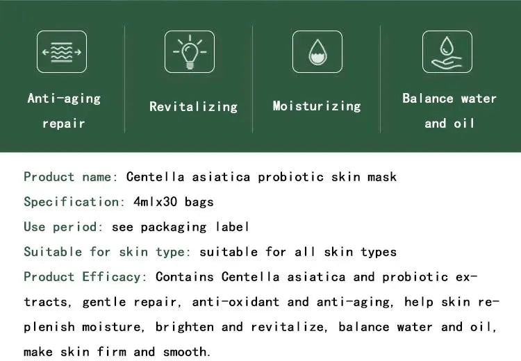 30pcs Centella Collagen Sleeping Facial Masks Skincare Anti Wrinkle Anti-aging Moisturizing Face Mask Korean Skin Care Products