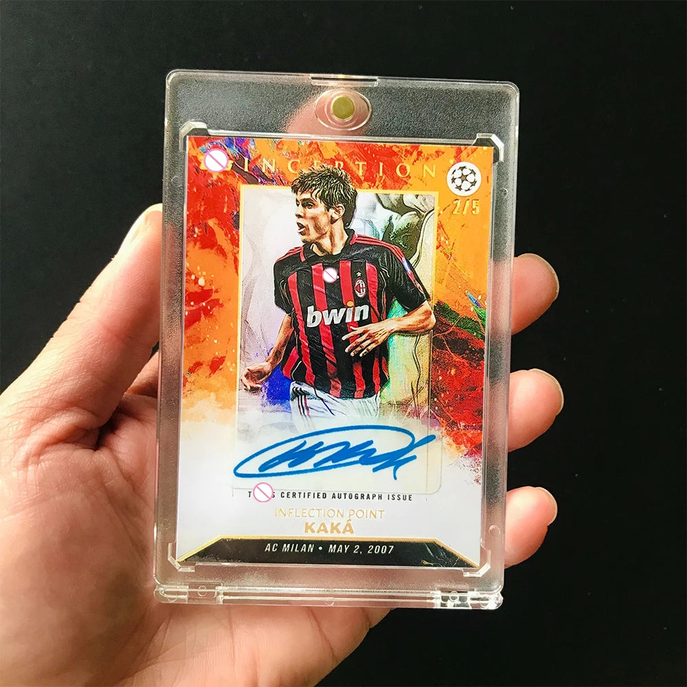 PANINI Inception DIY Cristiano Ronaldo Messi Kaka Yamal Bale Inzaghi homemade Collectible cards Color flash for birthday gifts