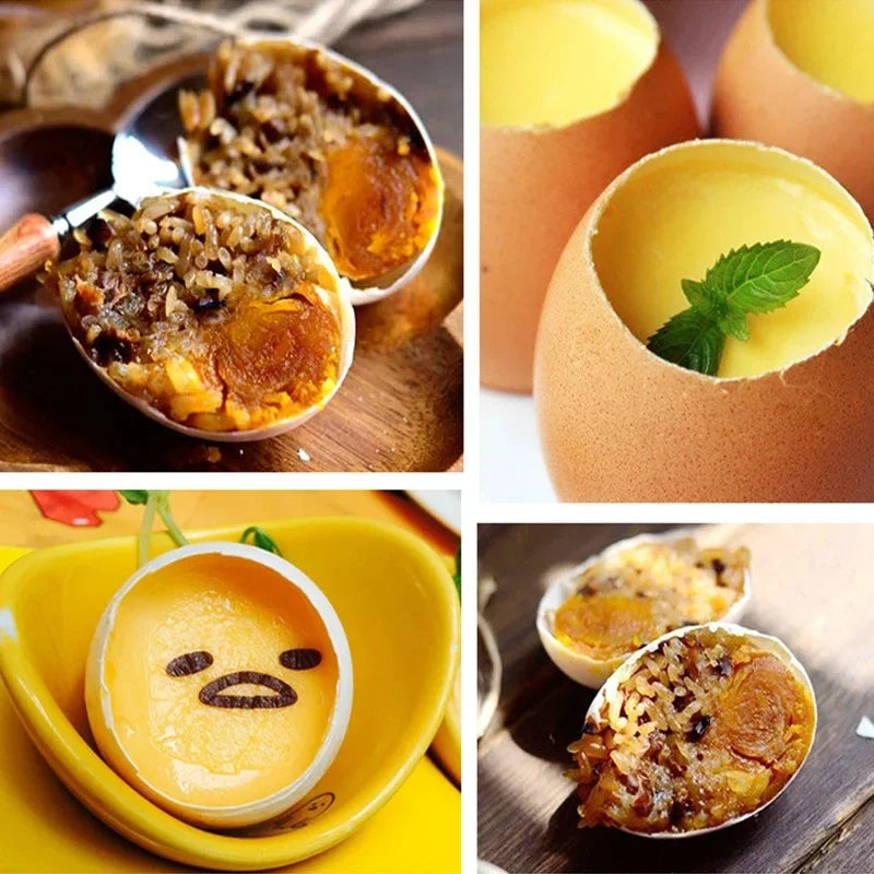 New Originality Stainless Steel Egg Shell Opener Eggshell Separator Household Single Head Egg Opener Kitchen Small Tool