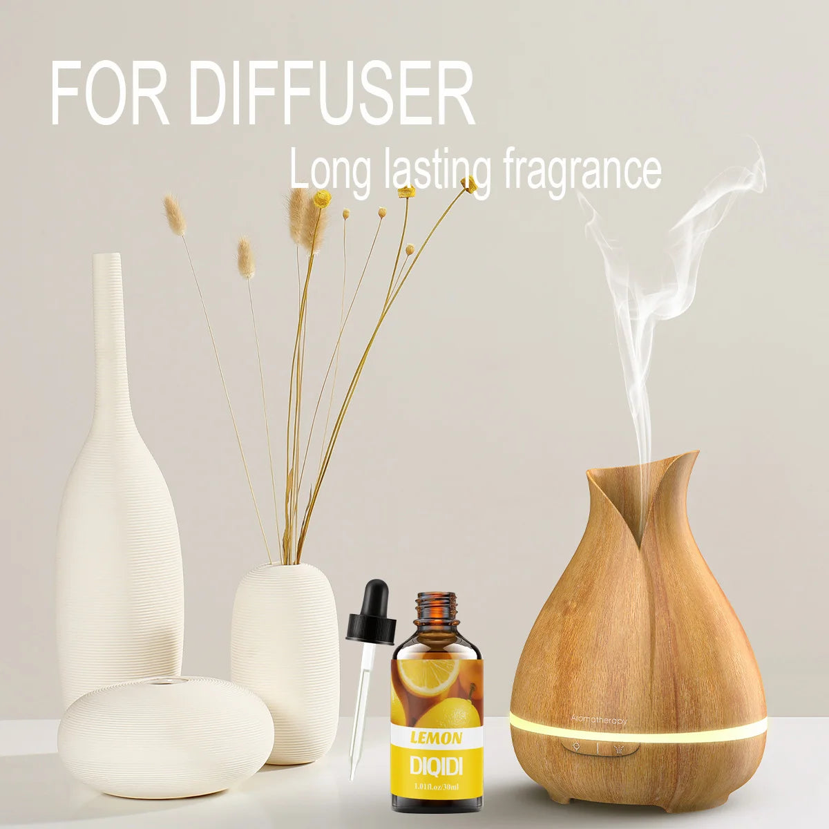Lemon essential oil, skin care, massage, bath, spa, fragrance oil, diffuser, humidifier, home aromatherapy essential oil.