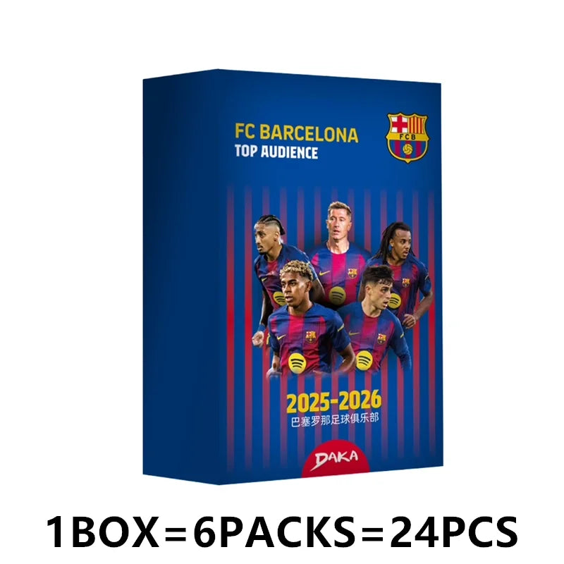 2025-26 in Stock DAKA Top Audience Series 2 Football Star Collection Card Signature Rating Card Football Club Official Box Gifts