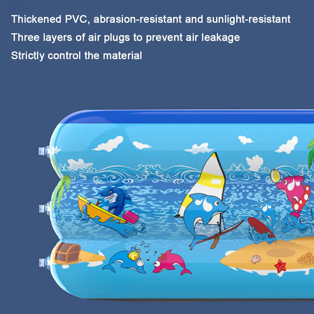 Inflatable Swimming Pool Indoor Outdoor PVC Swimming Pool Cartoon Thickening Swimming Pool for Toddler Kids Pool