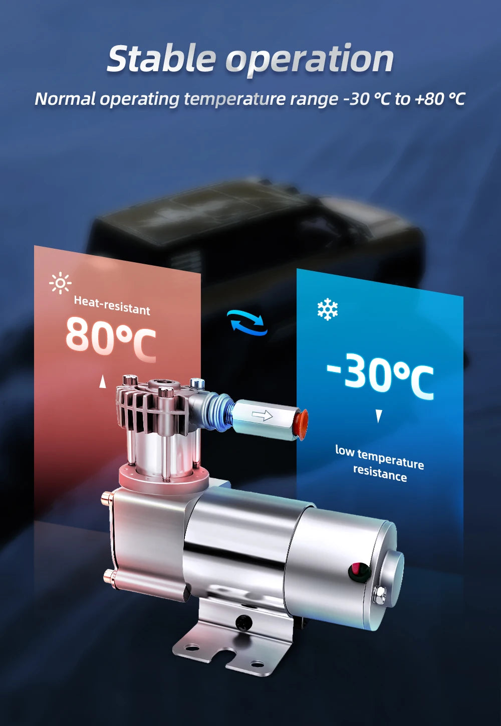 Small Air Compressor 12V/24V Solenoid Valve,Robots,Pneumatic Lift,Modified air suspension,super factory H250