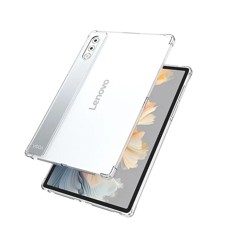 For Lenovo YOGA Pad Pro 12.7 inch 2025 Tablet Case Thickened Soft Airbag Transparent Funda Yoga Tab Plus TB-520FU 12.7"TPU shell