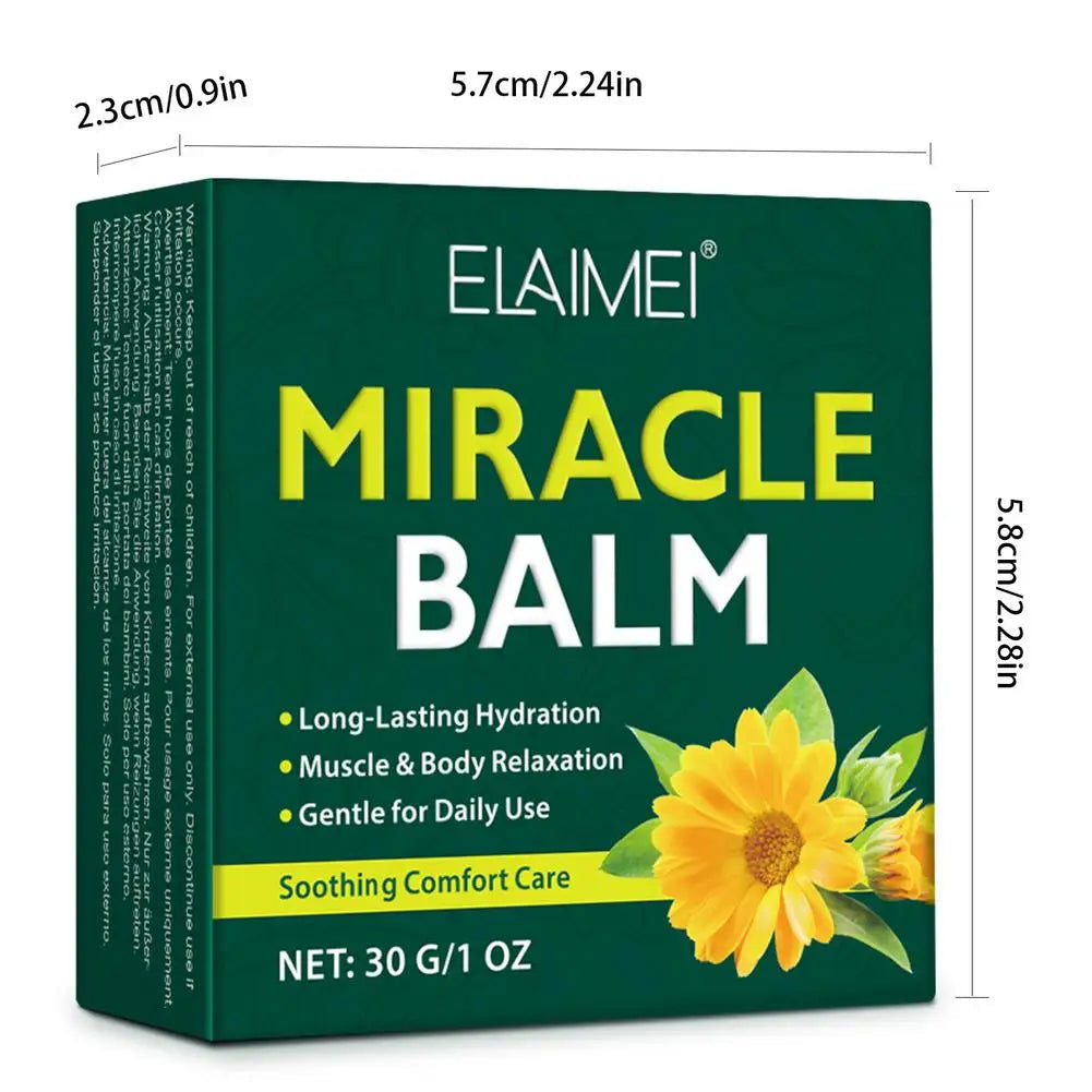 Massage Moisturizing Body Balm Compact Deep Hydrating Soothing Non Greasy Fast Absorption Whole Body Daily Skin Care