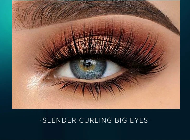 Mascara, waterproof and sweat proof, fast drying and anti smudge, long-lasting makeup, Create thick & natural eye makeup