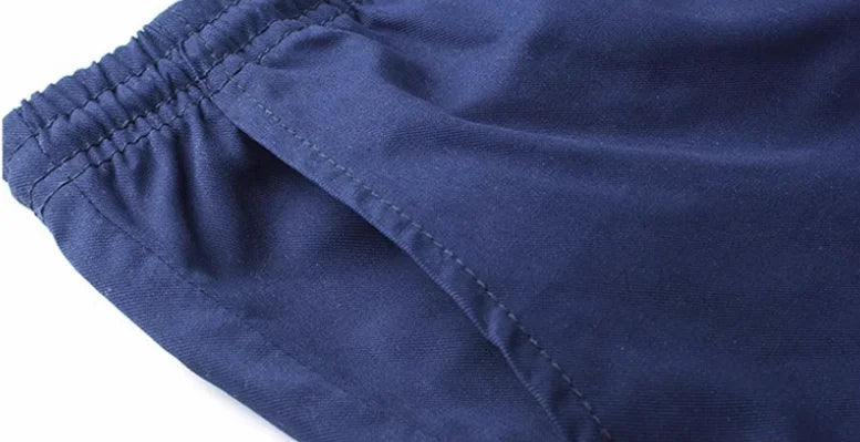 2025 NEW Cotton shorts for men in summer, thin fit, slim fit, casual, sporty, five inch mid length, youth elastic band shorts