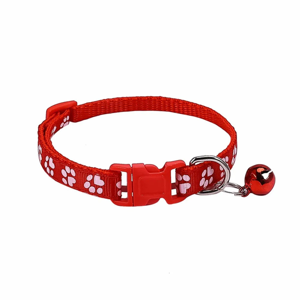 Pet Collar Universal for Cats and Dogs, Adjustable Size, Cute Pattern, Sturdy and Durable Small Cat and Dog Collar
